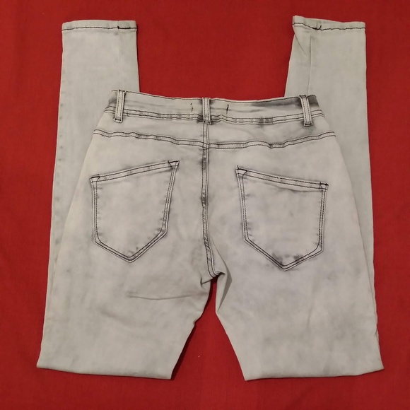 MYSTIQ TO MAKE YOU FEEL UNIQUE GRAY JEANS 7 - Picture 7 of 8